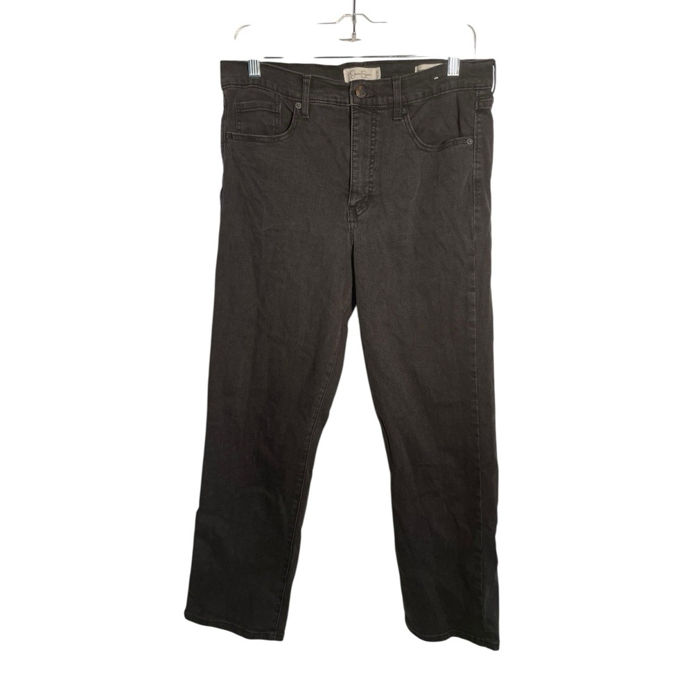 Jessica Simpson Harmony High Rise‎ Slim Straight Jeans Womens 10/30 Black
